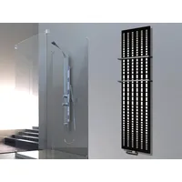Szagato Designheizkörper Broken Mirror 3 180x47cm, schwarz + 2