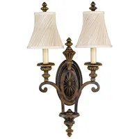 Elstead Lighting Wandleuchte Elstead Drawing Room, Braun, Metall, 18.4x61x36.8