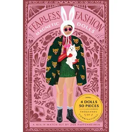 Chronicle Books Fearless Fashion Magnetic Dolls: A Mix-N-Match Set