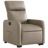 vidaXL Relaxsessel mit Aufstehhilfe Elektrisch Kunstleder 89,5 x 95,5 x 0 cm Braun