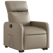 vidaXL Relaxsessel mit Aufstehhilfe Elektrisch Kunstleder 89,5 x 95,5 x 0 cm Braun