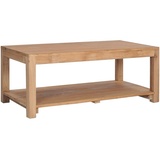 vidaXL Couchtisch 100x50x40 cm Massivholz Teak