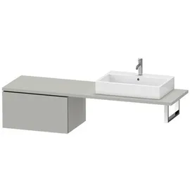 Duravit L-Cube 72x54,7cm, betongr ma, f Kons, 1 Auszug