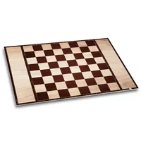 Schachmatt - Schreibtischunterlage Schreibunterlage Schachbrett-Motiv Schach Spielbrett originell braun beige Papier Papierunterlage DIN A2 40 Blatt