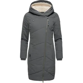 Ragwear Wintermantel "Gordon Long", Damen, Gr. S (36), grün (olivgrün), Obermaterial: 74% Baumwolle, 26% Nylon. Innenfutter: 100% Polyester. Wattierung: 100% Polyester, tailliert ca.