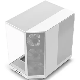 NZXT H6 Flow RGB Mid-Tower Airflow Gaming Gehäuse Weiß Glasfenster