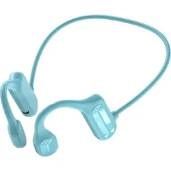 Marlone Knochenleitungskopfhörer Bluetooth 5.2 Marlone – Babylon Hellblau (keine Geräuschunterdrückung, 12 h), Kopfhörer