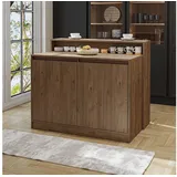 roomart Kücheninsel CORTADO 120 x 100 x 80 cm Eiche/beige
