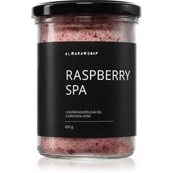 Almara Soap Bath entspannendes Badesalz mit Duft Raspberry Spa 450 g