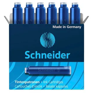 Schneider Tintenpatronen für Füller blau 6 St.