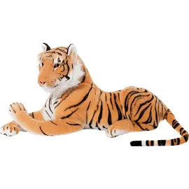 Brubaker Tiger 75 cm liegend Stofftier Plüschtier
