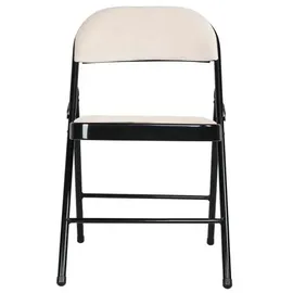 Hti-Living Klappstuhl Wedigo Velvet 55 x 60 x 90 cm beige 2 St.