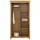 Home Affaire Kleiderschrank »Rauna, mit Lamellen und Kassetten, klassischer Landhausstil, rustikal«, (2 Breiten: 113/159 cm H/T ca. 195/60 cm), massive Kiefer, Metallgriffe, mehrere Varianten, zeitloses Design
