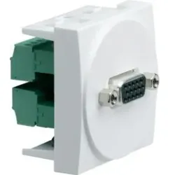 Hager WS276 VGA-Anschluss Schraubanschluss 45x45mm