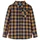 vidaXL Kinderhemd Karomuster Cognac und Blau 116