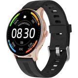 HUAKUA Smartwatch mit Telefonfunktion,Smartwatch für Damen Herren mit Bluetooth Anrufe Fitnessuhr mit SpO2-Überwachung Pulsuhr Schlafmonitor Schrittzähler Anrufe Nachricht Erinnerung