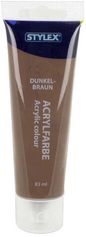 Acrylfarbe, 83 ml, dunkelbraun