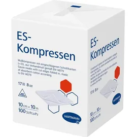 Hartmann ES-KOMPRESSEN unsteril 10x10 cm 8fach