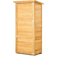 Vevor Geräteschuppen 800 x 500 x 1620 mm, großer Gerätehaus, Geräteschrank mit Metallrahmen, Regalen, Boden, wasserdichter Lagerschrank für Terrasse, Hof, Rasen, Garten, Gartenschrank
