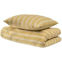 SCHIESSER Colorado Gestreift Gelb 135 x 200 cm + 80 x 80 cm