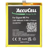 AccuCell Akku passend für Gigaset ME Pro Li-Polymer 3.85V 4000mAh 15.4Wh, Abmessungen 81,2 x 66,2 x 4,3mm