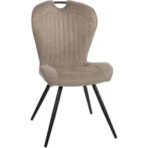 Duo Collection »Zoe Esszimmerstuhl, 4er-Set« (Set) 4 Stk.robuster Stoff- oder Mikrofaserbezug, mit Griff
