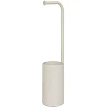 5five simply smart - Abroller Onyx Mit Reserve Toilettenpapier Leinen - 5five