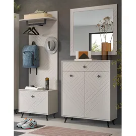 inn.furn Garderobenspiegel Apunti 80 x 80 cm Khaki