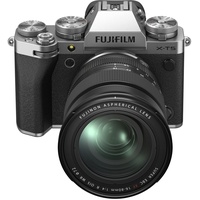 Fujifilm X-T5 silber mit Objektiv XF 16-80mm 4.0 R OIS WR (16782600)
