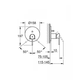 Grohe Plus Einhandwannenmischer chrom 24060003