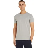 CORE STRETCH SLIM C-NECK TEE Kurzarm T-Shirts Herren Grau Light Grey Heather S