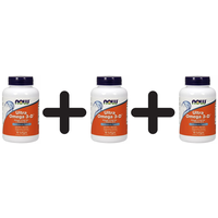 (270 g, 268,04 EUR/1Kg) 3 x (NOW Foods Ultra Omega 3-D with Vitamin D-3 - 90 so