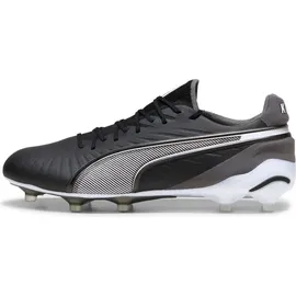 Puma King Ultimate FG/AG Herren White/Bluemazing/Flat Light Gray/Sunset Glow 41
