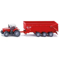 Massey Ferguson Traktor mit Anhänger