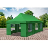 Faltpavillon Faltzelt Pavillon 3x9 Grün Gartenzelt Klappzelt Wasserdicht