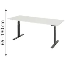 M-Wave Schreibtisch adlatus 100 schwarz