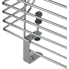 Haushalt Herdschutzgitter 60 cm Verchromt 60 x 18,5 x 14 cm Silber