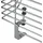 Haushalt Herdschutzgitter 60 cm Verchromt 60 x 18,5 x 14 cm Silber