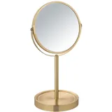 Wenko Standspiegel Alata Gold matt, Ø 17 cm