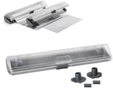Metaltex X-tra Roll Folienschneider aus ABS-Kunststoff 254405000 , Farbe: weiß