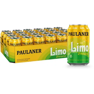 Paulaner Limo Zitrone Erfrischungsgetränk Zitronengeschmack EINWEG (24x0,33l)