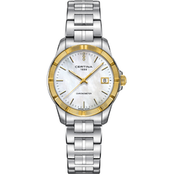 Certina DS Jubile Lady C902.251.41.016.00 - 3 Diamanten,Perlmutt hell,silber - 32mm