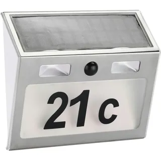 Hi Gravidus LED Solar Hausnummer Nummer mit Bewegungssensor