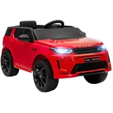 aiyaplay Kinder Elektroauto 12V Kinderauto mit 2,4G Fernbedienung, Musik, Hupe, Elektrofahrzeug mit LED-Lichtern, USB/MP3-Anschluss, 3-5 km/h, für Kinder 3-6 Jahre, Rot