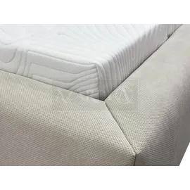 aea Modernes Design Bett xxl Betten Luxus Stil Doppel Hotel Textil 140 160 180x200cm - Grau
