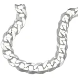 GALLAY Armband 6,7mm Panzerkette flach Silber 925 21cm