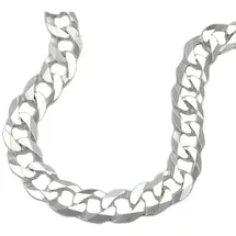 GALLAY Armband 6,7mm Panzerkette flach Silber 925 21cm