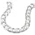 GALLAY Armband 6,7mm Panzerkette flach Silber 925 21cm