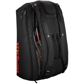 Wilson Clash V3 15PK Racquet Bag Black/Infrared -