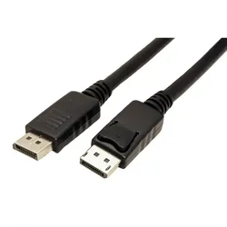 Value DisplayPort Anschlusskabel DisplayPort Stecker, DisplayPort Stecker 1.00 m Schwarz 11.99.5761